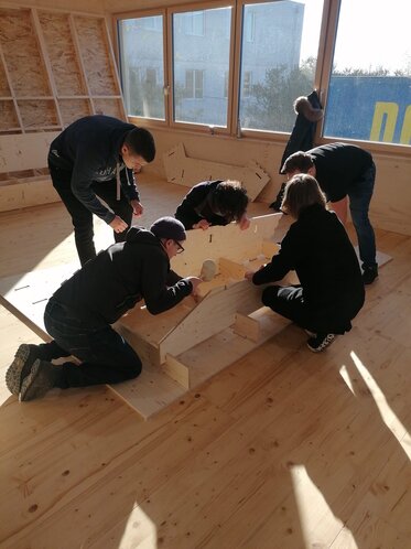 Greenbuildinglab Studenten am Arbeiten 1