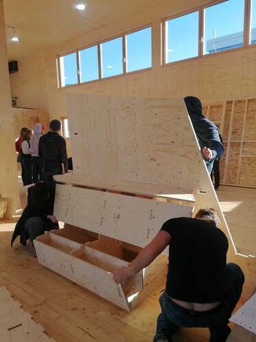 Greenbuildinglab Studenten am Arbeiten 2