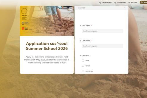 Building Tomorrow: The International Summer School sus^cool 2026 is taking place again at Hochschule Campus Wien