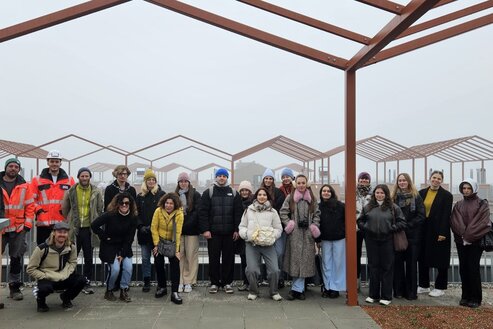 Hands-on learning in „Mehrgeschossiger Holzbau“: Master students explore sustainable timber construction