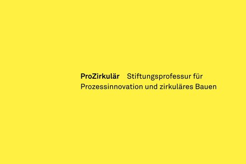 Dominik Philipp appointed to the endowed professorship “ProZirkulär – process innovation and circular construction”